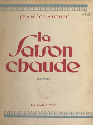 cover image of La saison chaude